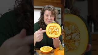 How to get the green pumpkin seeds pepitas from your squash [upl. by Elephus]