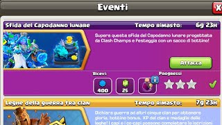 COME COMPLETARE LA SFIDA DEL quotCAPODANNO LUNAREquot CLASH OF CLANS ITA  REQ CARLO MAGNO [upl. by Enilrahc196]