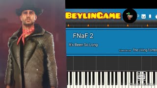 FNAF 2 piano composer The Living Tombs Game synthesia [upl. by Irac]