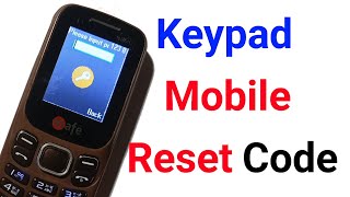 Mafe keypad mobile reset code  How to reset a keypad phone  keypad phone kaise factory reset Karen [upl. by Hocker]