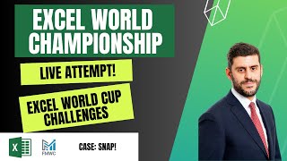 Excel World Championship 2024  South African Excel Championship  Live Attempt  Snap [upl. by Tiffani]