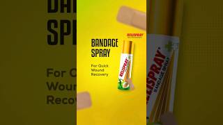 Relispray Bandage Spray  Instant Wound Care 🩹 sportsrehab football cricket revivewithrelispray [upl. by Aticnemrac]