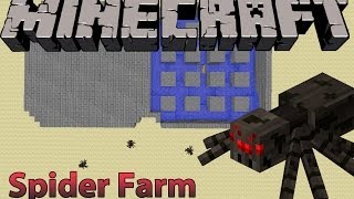 Minecraft Tutorial SpiderOnly Mob Farm NO SPAWNER NEEDED Works in 119 [upl. by Allistir]