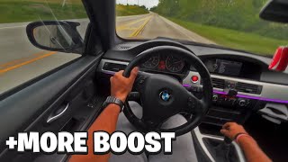 BIG Single Turbo BMW 335i POV Drive [upl. by Hoeve]