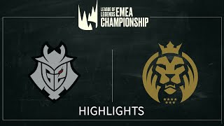 G2 vs MAD Game 5 Highlights  LEC Spring 2023 Playoff  21 April 2023 [upl. by Lenahc]