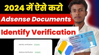 Google Adsense identity verification 2024  identity verification  how to verify adsense account [upl. by Ellered351]