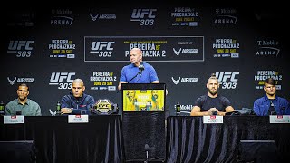 UFC 303 PreFight Press Conference Highlights [upl. by Atiker895]