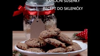 Vánoční sušenky  recept do skleničky [upl. by Webster]