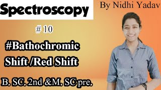 Spectroscopy Bathochromic ShiftRed shift UVvisible Spectroscopy [upl. by Ainez895]