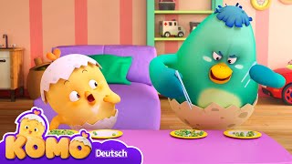 Bohnen mit Essstäbchen versetzen  Komos Spiele  Alles wird gut mit Komo  Kinderanimationen [upl. by Gabriell357]