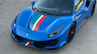 Top spec 488 Pista close up look [upl. by Also131]