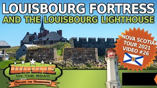 Fortress At Louisbourg and The Louisbourg Lighthouse on The South Shore Of Nova Scotia [upl. by Ahsasal]