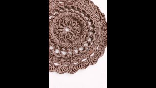 Crochet Round Rug Video Tutorial PART 1 Rounds 17 [upl. by Vevay]