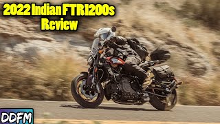 2022 Indian FTR 1200S First Ride Review [upl. by Aran]