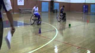 Movin Mavs Basic Wheelchair Basketball Drills part 2 [upl. by Margery642]