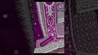 Fancy suit New trend ke suit  party wear suit  short video  letest suit [upl. by Arrotal52]