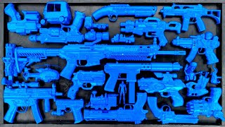 Membersihkan Nerf Shotgun Glock Pistol Ak47 Weapon Sniper Rifle Assault Rifle MachineGunBorgol [upl. by Lleinad907]