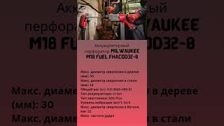 4933492141 Аккумуляторный перфоратор Milwaukee M18 FUEL FHACOD32 0 [upl. by Seidule]