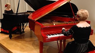 Moszkowski Caprice Espagnol  2 Pianos 4 Hands Arrangement [upl. by Greeson]