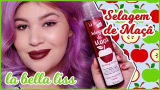 🍎 SELAGEM DE MAÇÃ  LA BELLA LISS FinalizadorProtetor Térmico de Vinagre 🍎 [upl. by Hege485]