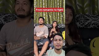 From romance to fights 🤣🤣।। shorts hasbandwaifecomady comedyfilms shortvideo [upl. by Itsim]