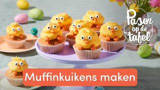 Dr Oetker  Pasen op de tafel  Muffinkuikens maken [upl. by Nelrac]