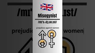 How to Pronounce Misogynist in EnglishBritish Accent britishpronounciation britishaccent [upl. by Trah]