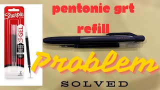 Pentonic grt refill problem solved  Refill your favourite pen  ball pen refill [upl. by Genny]