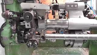 Automati cutting traub machine [upl. by Ardnwahsal]