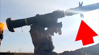 Javelin Missile Destroy T72B3 Tank [upl. by Yrelbmik]