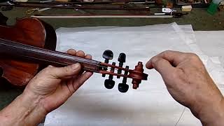 Travel violin assembly [upl. by Ajssatsan]