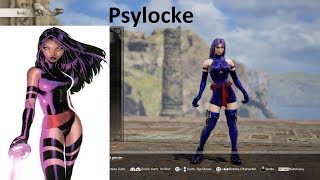 Psylocke Character Creation Guide Soulcalibur 6 [upl. by Lajib]