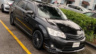 2014 TOYOTA FIELDER REVIEW JUST A COMMON CAR [upl. by Sredna420]