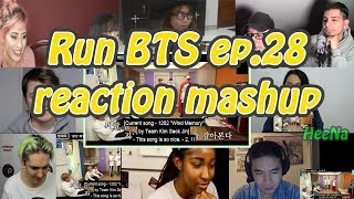 BTS Run BTS 달려라 방탄 ep28｜reaction mashup [upl. by Noiwtna]