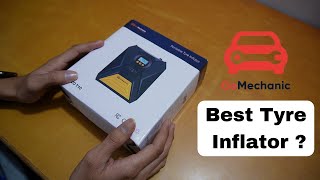 GoMechanic Gusto T10 Digital Tyre Inflator Unboxing amp Review  GoMechanic [upl. by Enoitna]