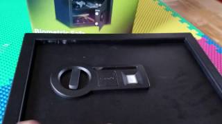 STACKON Biometric safe  add  unlock with new fingerprint [upl. by Nohsar356]