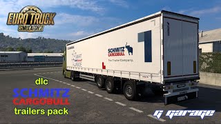 Dlc Schmitz Cargobull trailers pack ETS2 [upl. by Chuu]