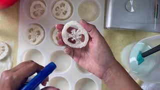 Making Melt and Pour Loofah Soap [upl. by Abelard]