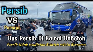 Ribuan Bobotoh Kawal Bus Persib Full Sampai Pasteur  Persib VS Persija [upl. by Lori]