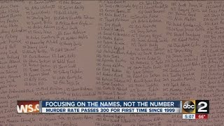 Remembering the names not the numbers of murder victims [upl. by Nosreg]