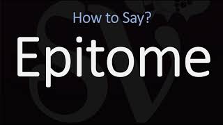 How to Pronounce Epitome CORRECTLY [upl. by Lodie]