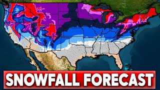 OFFICIAL Snowfall Forecast 2024  2025 [upl. by Lull]