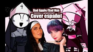 Friday Night Funkin  Bad Nun Bad Apple  cover español MOD Kira0loka amp andreassmusic [upl. by Yrrot]