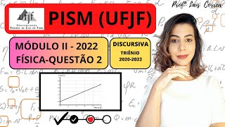 FÍSICA  PISM 2022  MÓDULO II  QUESTÃO 02  DISCURSIVA  Cláudia é uma pesquisadora em Ciência [upl. by Glaudia821]