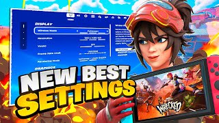 NEW BEST Nintendo Switch Settings For Chapter 5 Fortnite Settings Explained [upl. by Htyderem324]