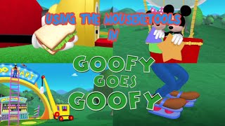 Using The Mouseketools In Goofy Goes Goofy [upl. by Kenaz734]