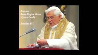 Rosario in Latino di Benedetto XVI  Misteri Luminosi [upl. by Ahtinak]