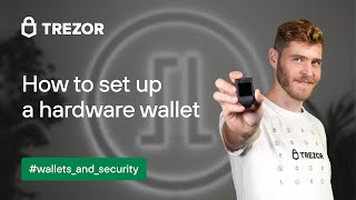 How to set up a Trezor hardware wallet🔒 [upl. by Hendon660]