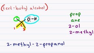 Naming Alcohols Using IUPAC Rules for Nomenclature [upl. by Arretnahs]