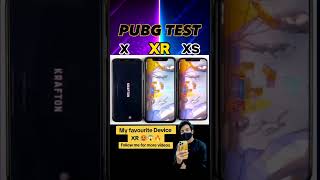 iPhone X vs XR vs XS 🥵😱🔥  pubg graphics test results 🥵  speed test results 🔥 youtubeshorts [upl. by Cilegna553]